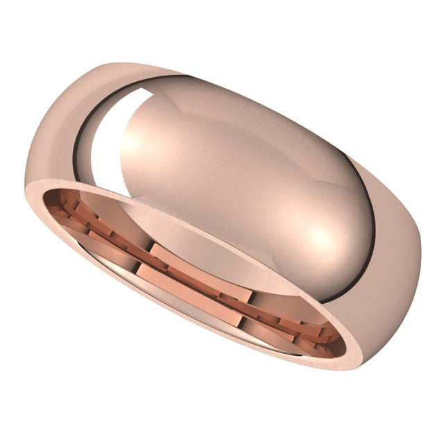 7mm Comfort Fit Heavy Weight Wedding Band
