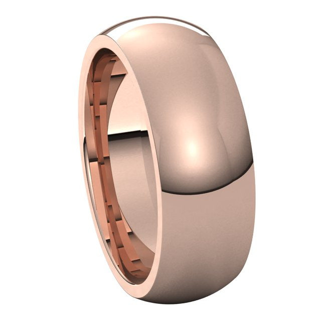 7mm Comfort Fit Heavy Weight Wedding Band