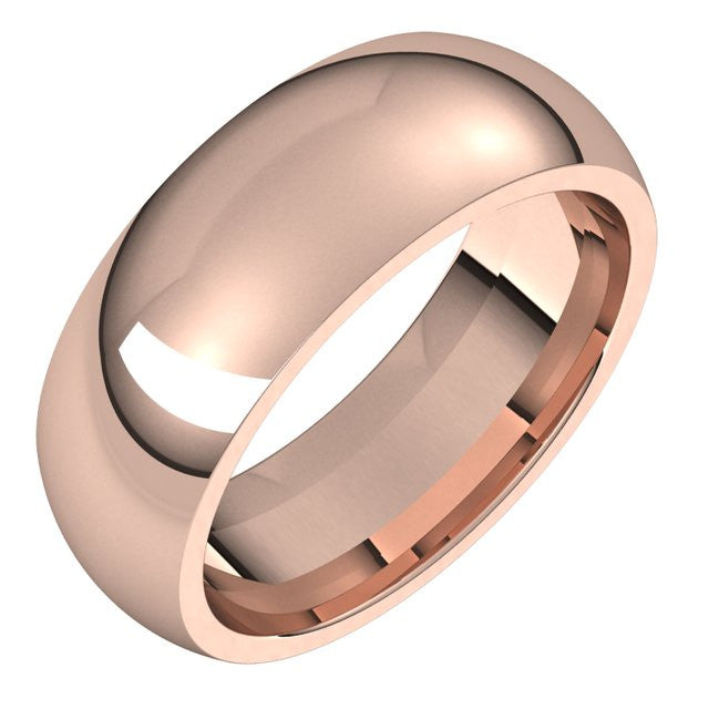 7mm Comfort Fit Heavy Weight Wedding Band