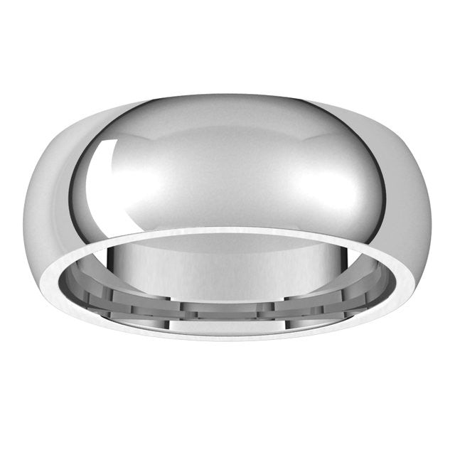 7mm Comfort Fit Heavy Weight Wedding Band