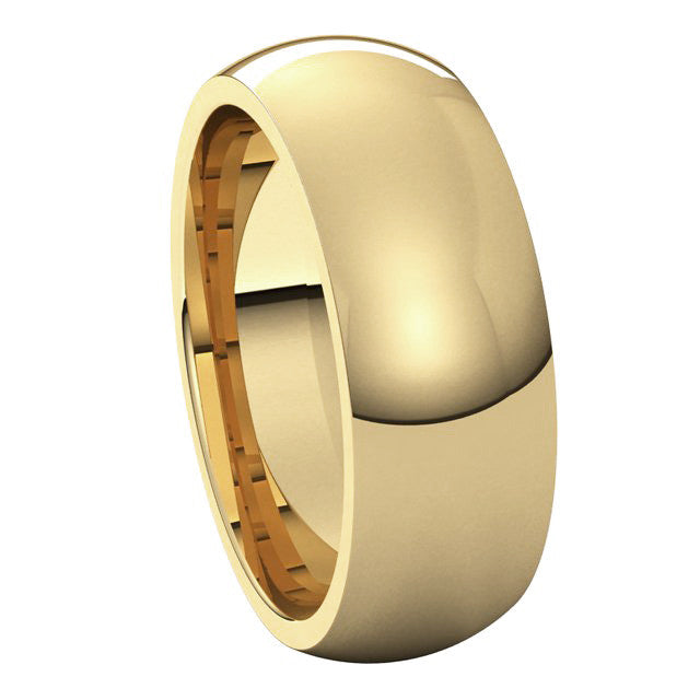 7mm Comfort Fit Heavy Weight Wedding Band
