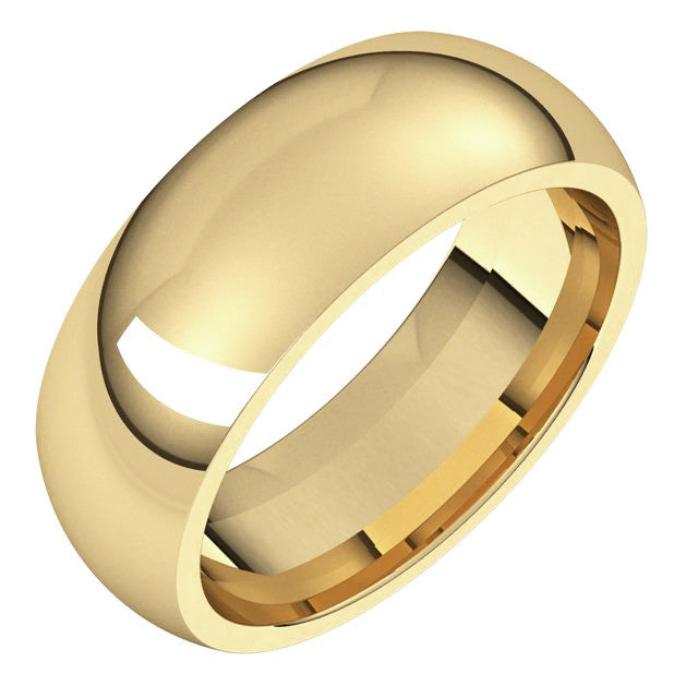 7mm Comfort Fit Heavy Weight Wedding Band