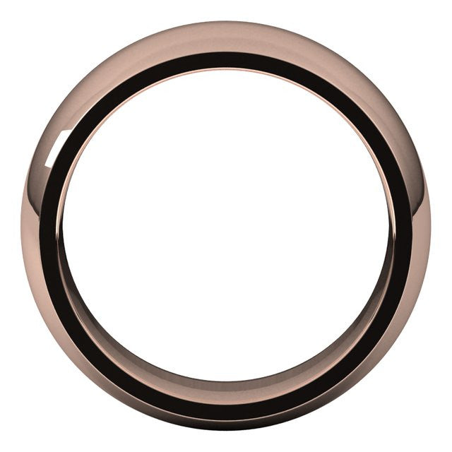 8mm Comfort Fit Heavy Weight Wedding Band