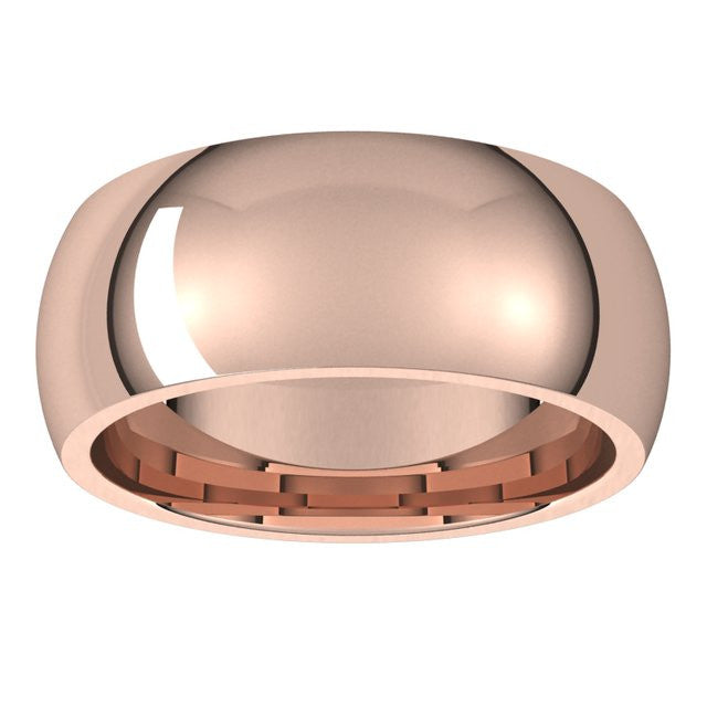 8mm Comfort Fit Heavy Weight Wedding Band