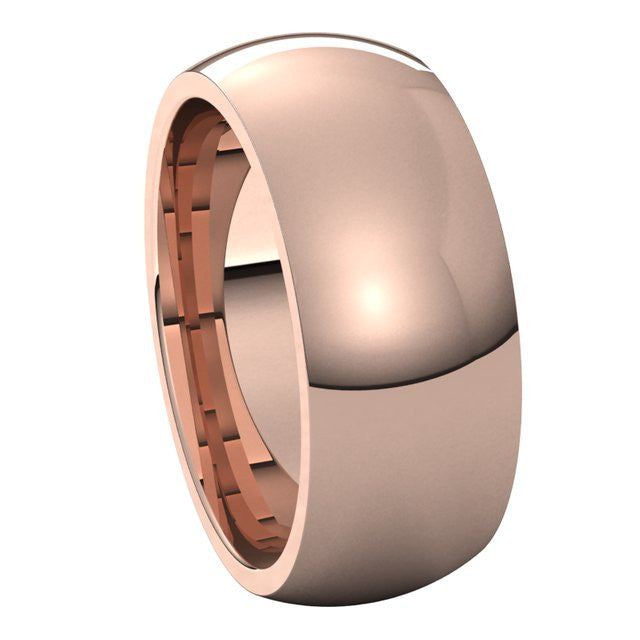 8mm Comfort Fit Heavy Weight Wedding Band