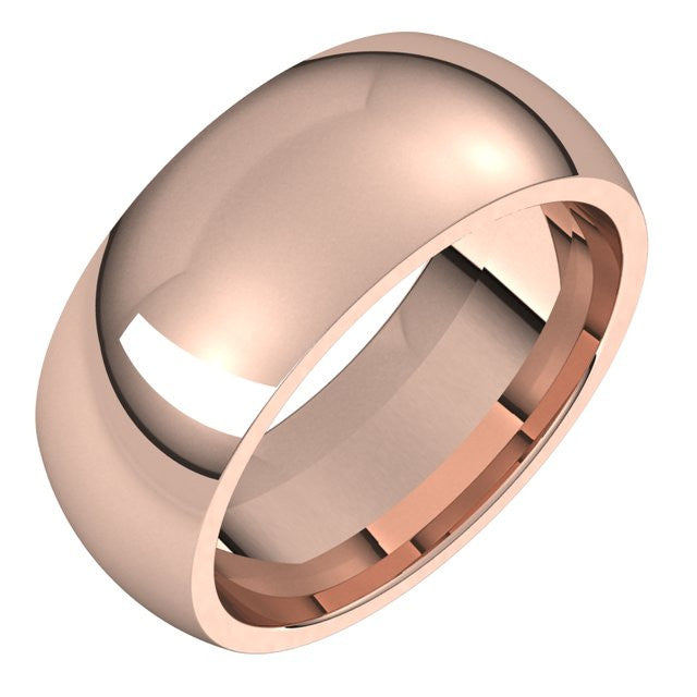 8mm Comfort Fit Heavy Weight Wedding Band