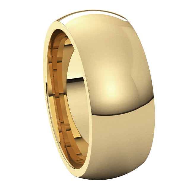 8mm Comfort Fit Heavy Weight Wedding Band