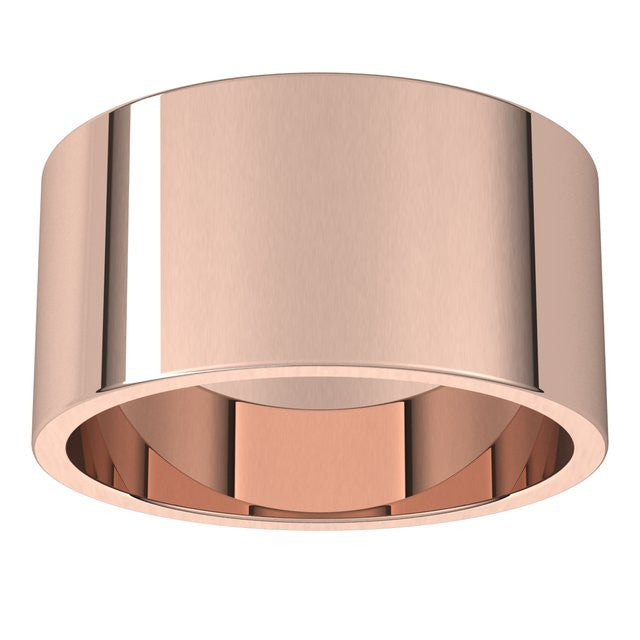 10mm Flat Wedding Band