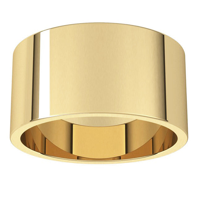 10mm Flat Wedding Band