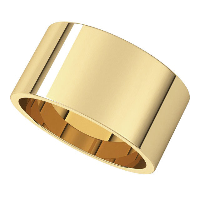 10mm Flat Wedding Band