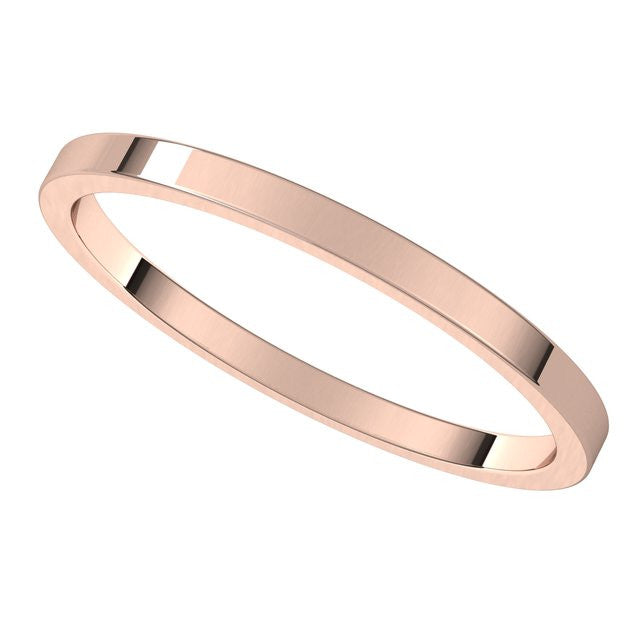 1.5mm Flat Wedding Band