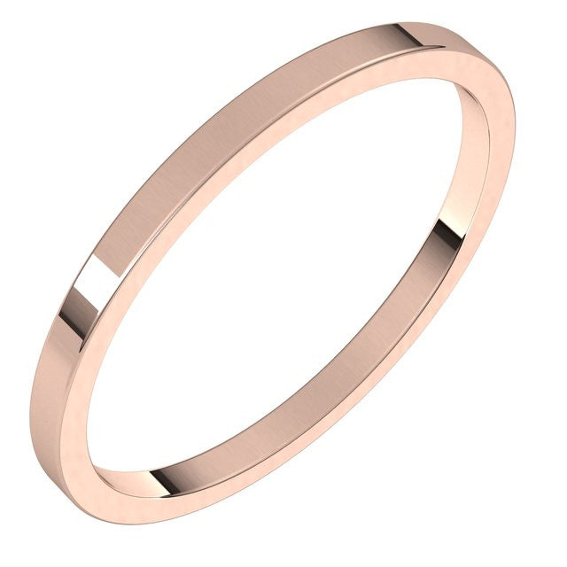 1.5mm Flat Wedding Band