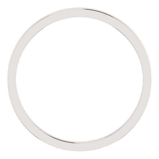 1.5mm Flat Wedding Band