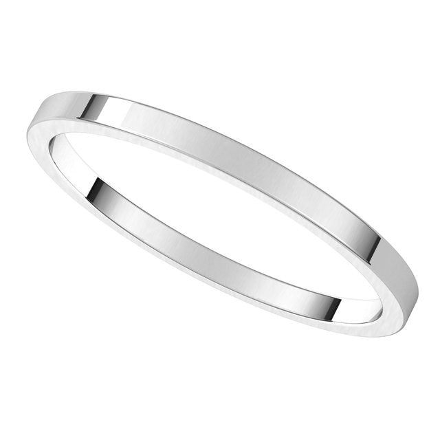 1.5mm Flat Wedding Band