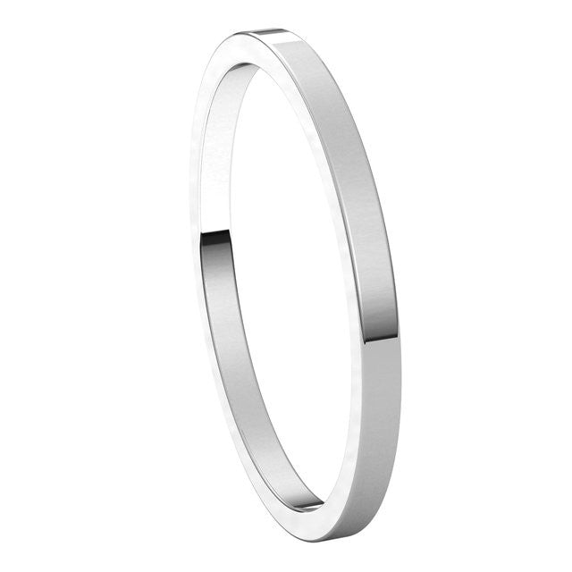 1.5mm Flat Wedding Band