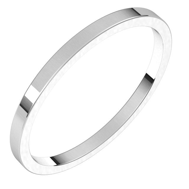 1.5mm Flat Wedding Band