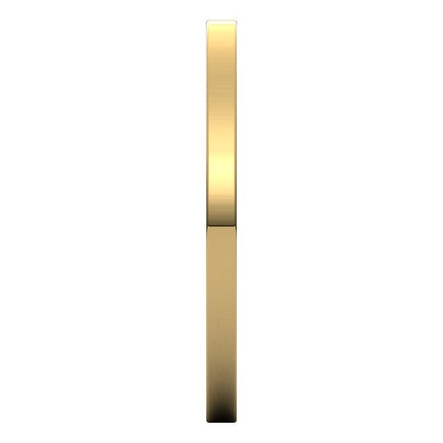 1.5mm Flat Wedding Band