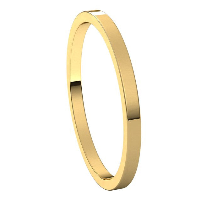 1.5mm Flat Wedding Band