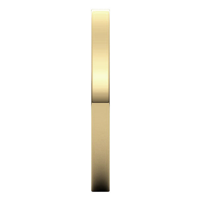 2mm Flat Wedding Band