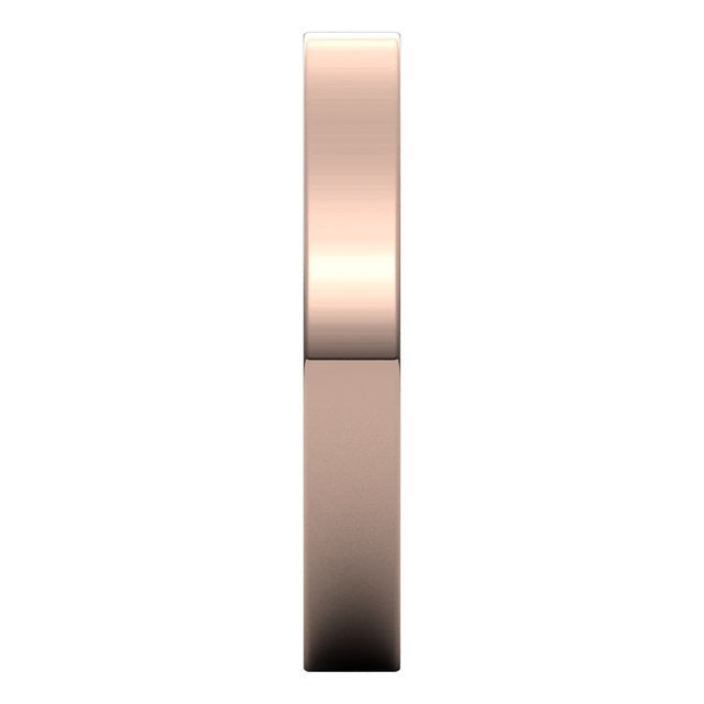 3mm Flat Wedding Band