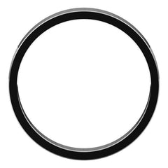 3mm Platinum Flat Wedding Band