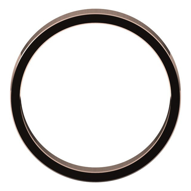 4mm Flat Wedding Band