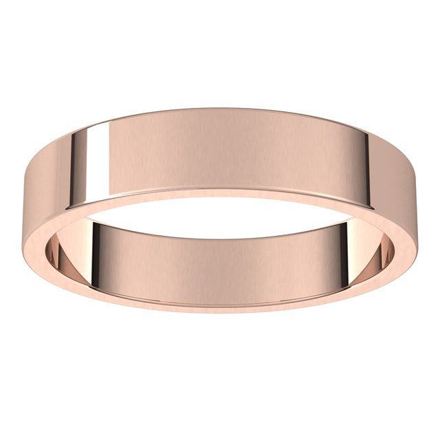 4mm Flat Wedding Band