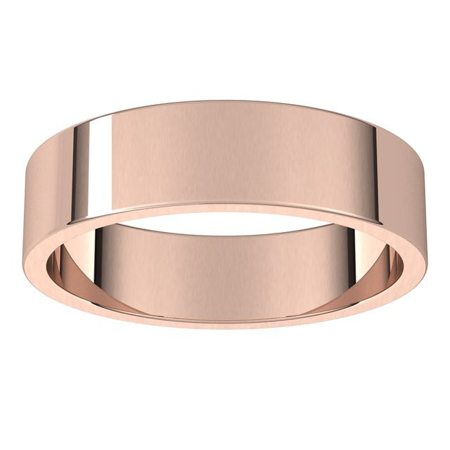 5mm Flat Wedding Band