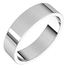 5mm Flat Wedding Band