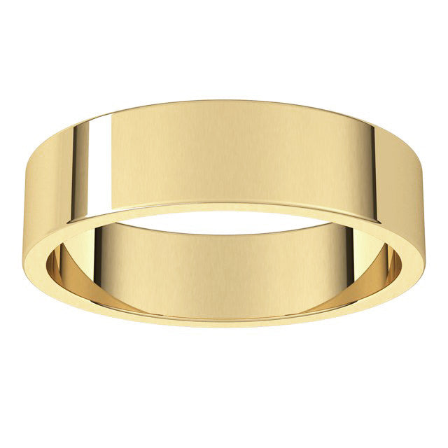 5mm Flat Wedding Band