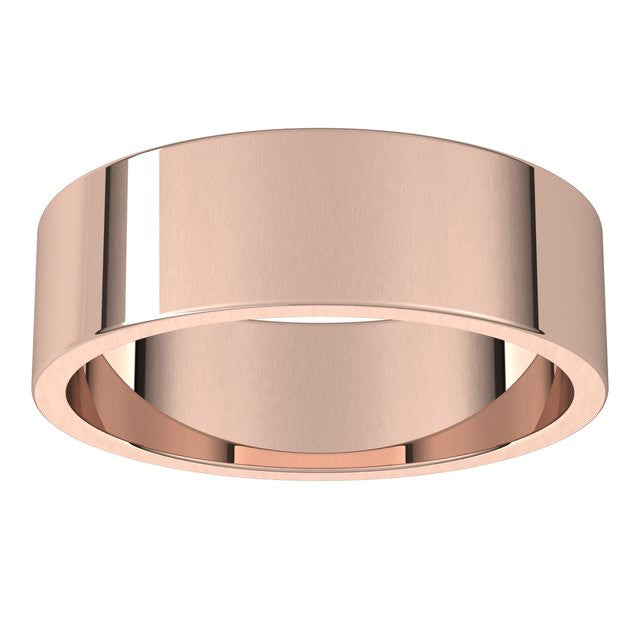6mm Flat Wedding Band