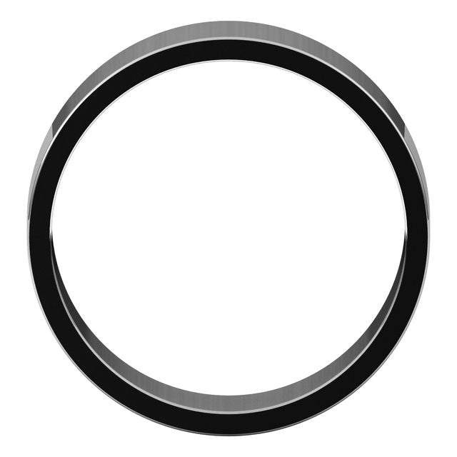 6mm Flat Wedding Band