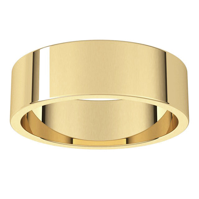 6mm Flat Wedding Band