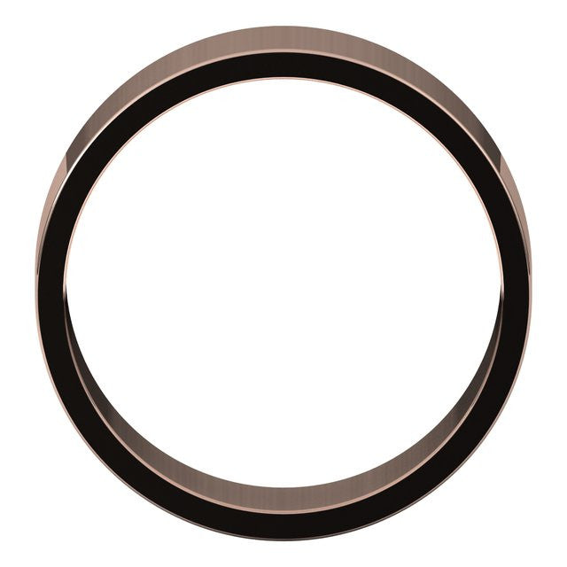 7mm Flat Wedding Band