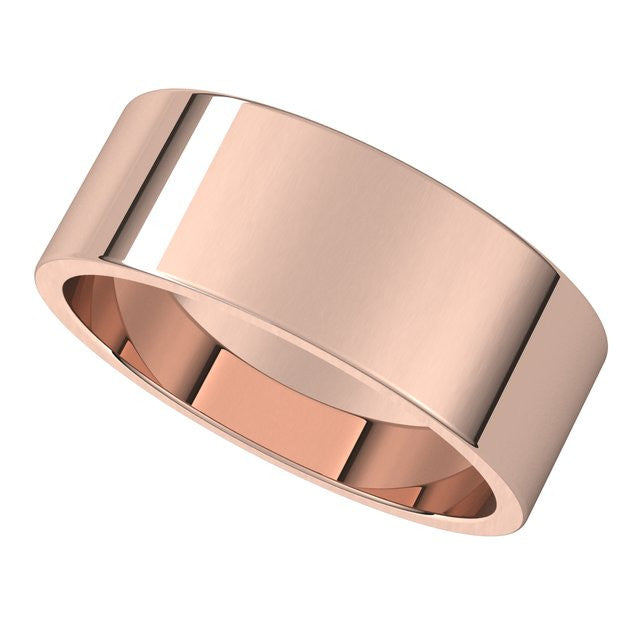 7mm Flat Wedding Band