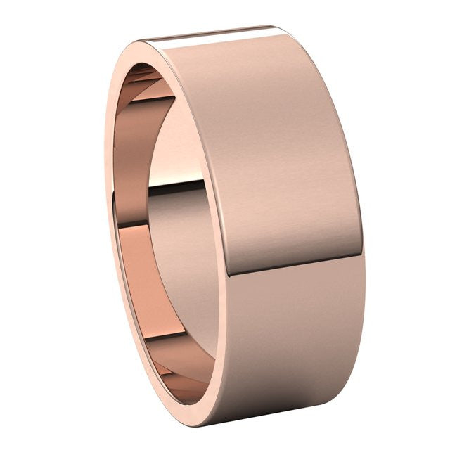7mm Flat Wedding Band