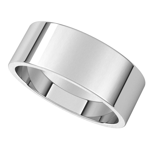 7mm Flat Wedding Band