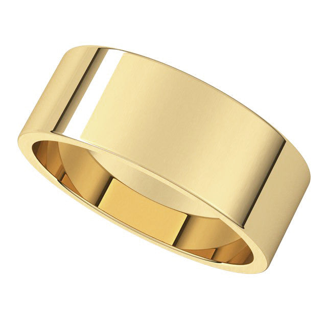 7mm Flat Wedding Band
