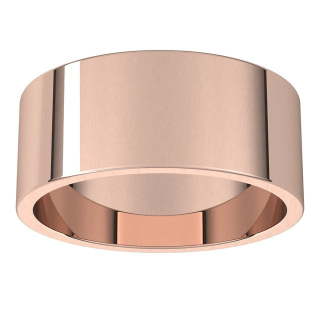 8mm Flat Wedding Band
