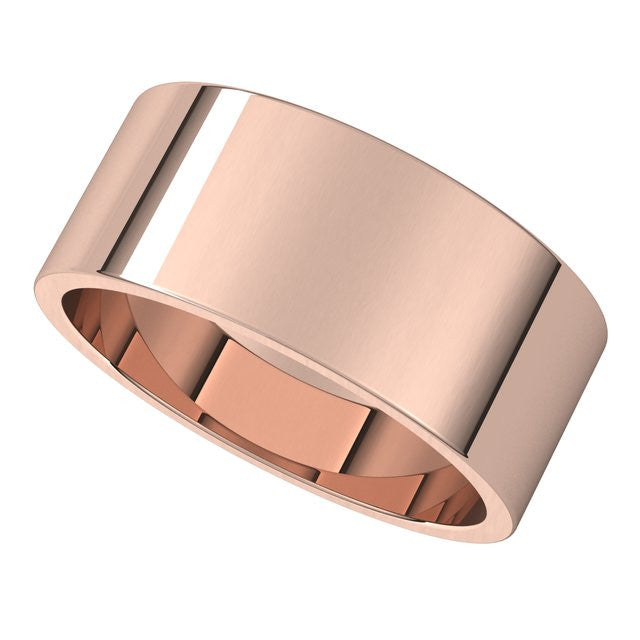 8mm Flat Wedding Band