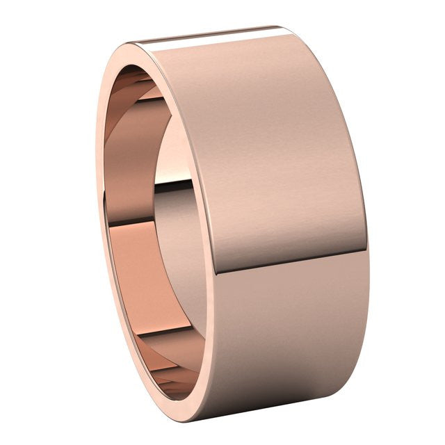 8mm Flat Wedding Band