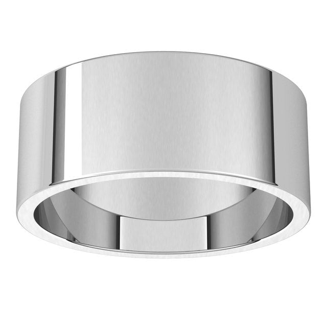 8mm Flat Wedding Band