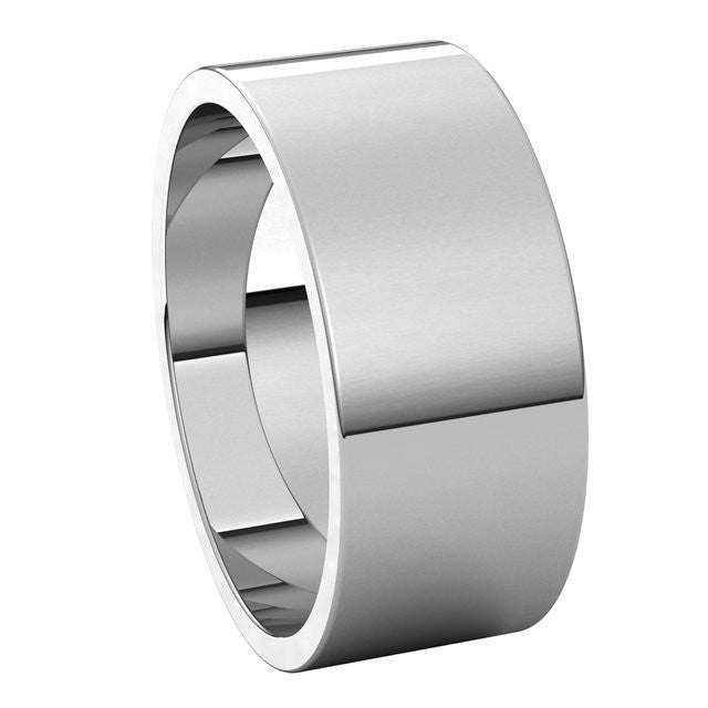 8mm Flat Wedding Band