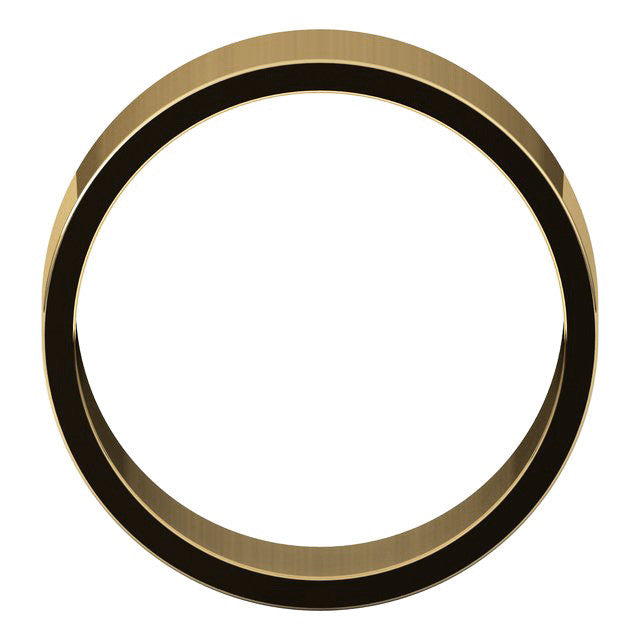 8mm Flat Wedding Band