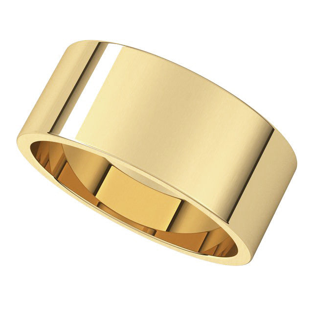 8mm Flat Wedding Band