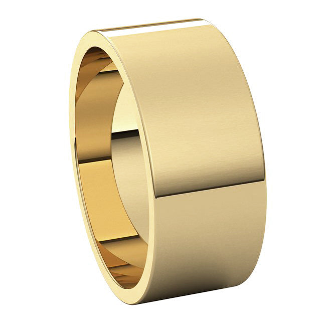 8mm Flat Wedding Band