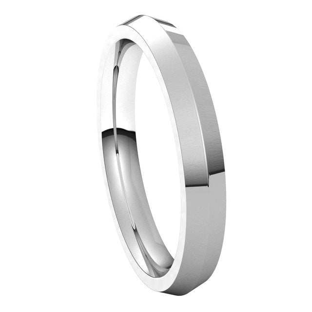 3mm Knife Edge Comfort Fit Wedding Band