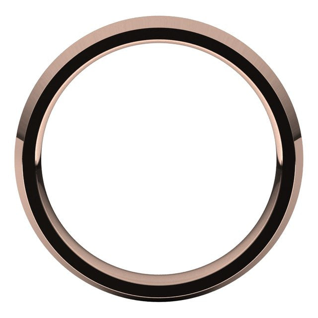 4mm Knife Edge Comfort Fit Wedding Band