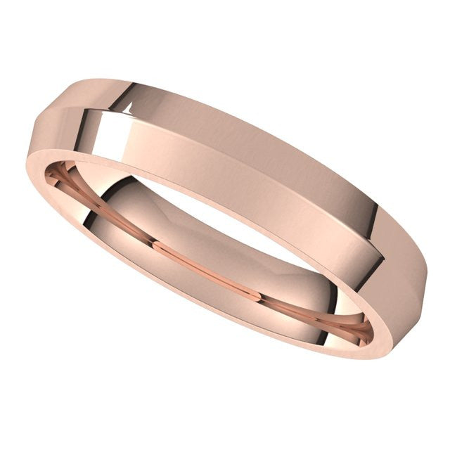 4mm Knife Edge Comfort Fit Wedding Band