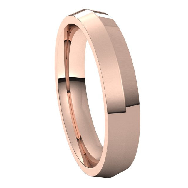 4mm Knife Edge Comfort Fit Wedding Band